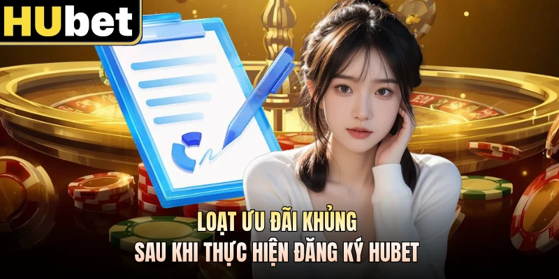 Loạt ưu đãi khủng sau khi thực hiện đăng ký HUBET